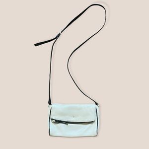 Kate Spade Taupe Gray Small Leather Crossbody